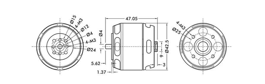 motor outline