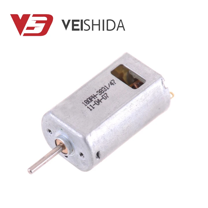 Mini 180 Carbon Brush High Speed DC Motor 50K RPM